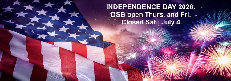 Bank is closed on Saturday for Independence Day.